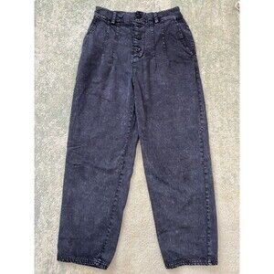 Young Fabulous & Broke YFB Womens Pants Size M Acid Wash Vintage-Style Highrise